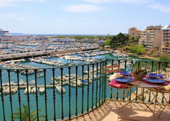 Wohnung mit Hafenblick in Palma zu vermieten