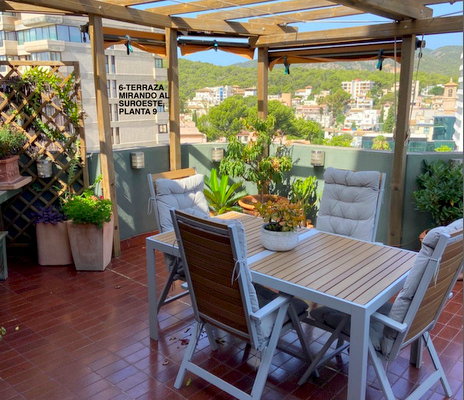 Penthouse mit Meerblick in Palma zu vermieten