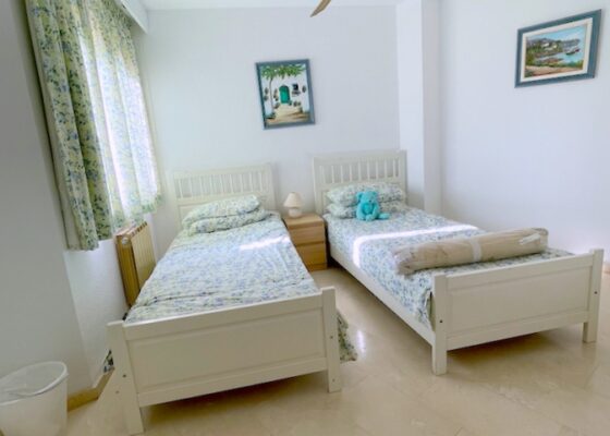 Meerblick Wohnung mit direkten Strandzugang in Cala Vinyas
