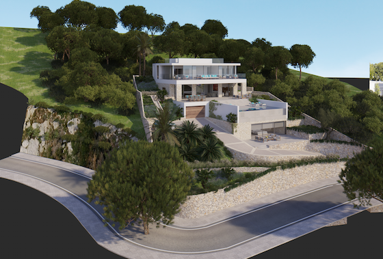 Luxury sea view Villa in Costa den Blanes for sale