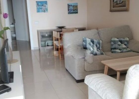 Drei-Zimmer-Wohnung mit Meerblick in Illetas zu vermieten