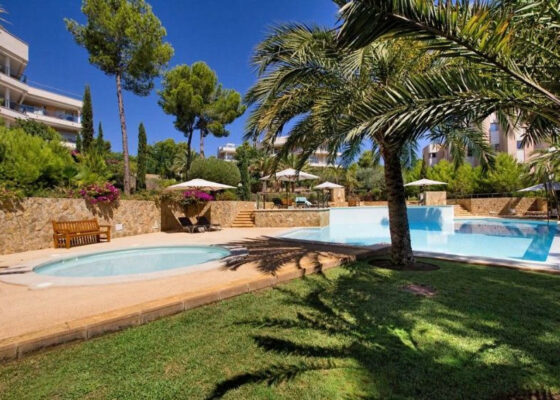 Ático de tres dormitorios en sol de Mallorca para alquilar