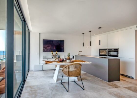 Luxus-Meerblick-Wohnung sehr hochwertig renoviert nach deutschem Standard in Puerto Portals