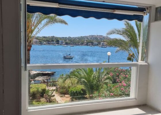 Beautiful one bedroom apartment with sea views in santa ponsa for sale
