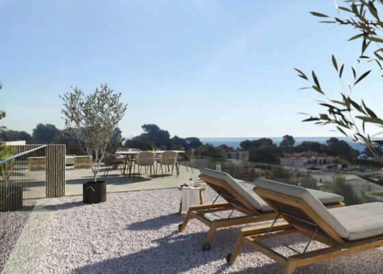 Beautiful new to build project with 5 bedrooms in Cala Vinyas