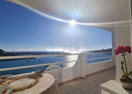 RENTED UNTIL JANUARY 2024- First line apartment with sea views for rent