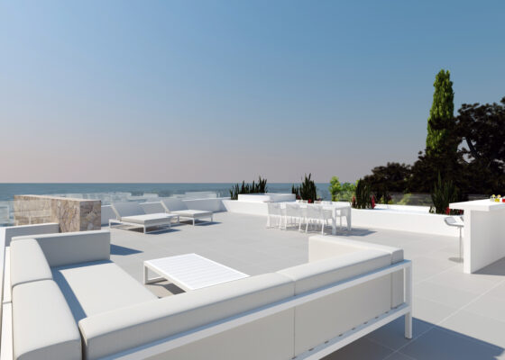 Villa con vistas al mar en Port Adriano en venta