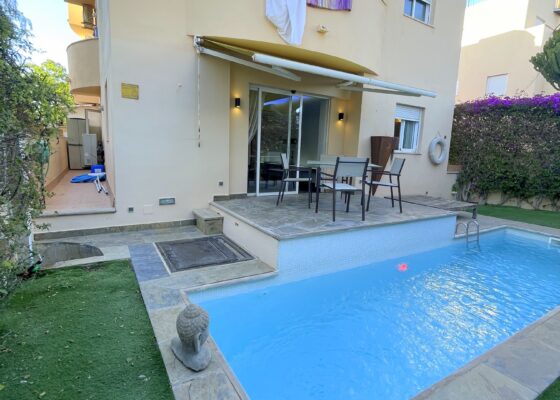 Groundfloor with pool in son ferrer to rent