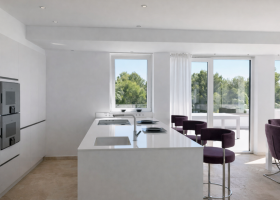 * ALQUILADO HASTA 2026 * Preciosa y moderna villa con vistas parciales al mar en alquiler