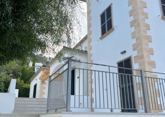 Seaview Villa with sea access in port andratx