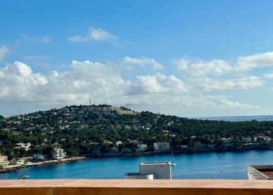 Villa with sea views to rent in santa ponsa