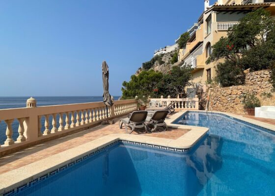 Stunning frontline apartment with sea access in Port Andratx