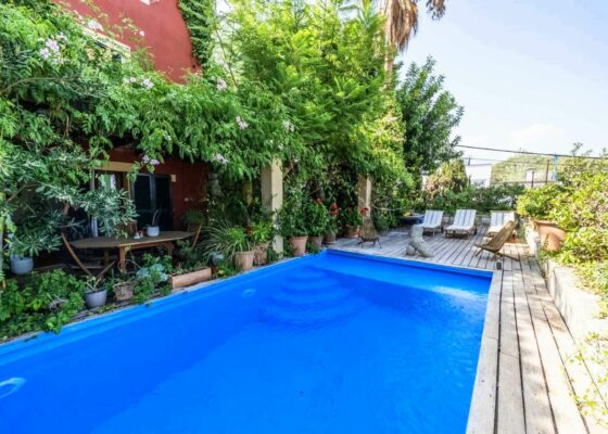 Groundfloor with pool in Bonanova for rent