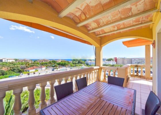 Seaview penthouse in Palmanova to rent