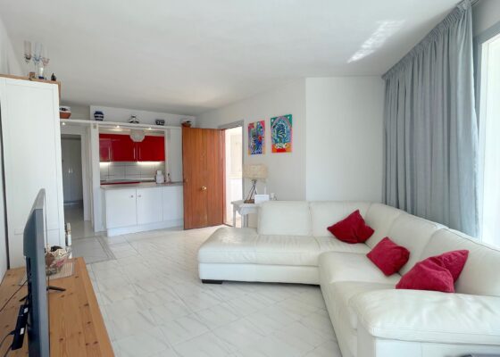 Seaview apartment with sea access in Cala Vinyas for sale