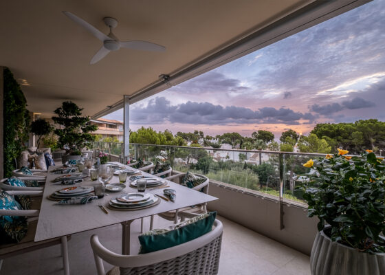 Außergewöhnliche Luxuswohnung in Sol de Mallorca mit Meerblick zu verkaufen