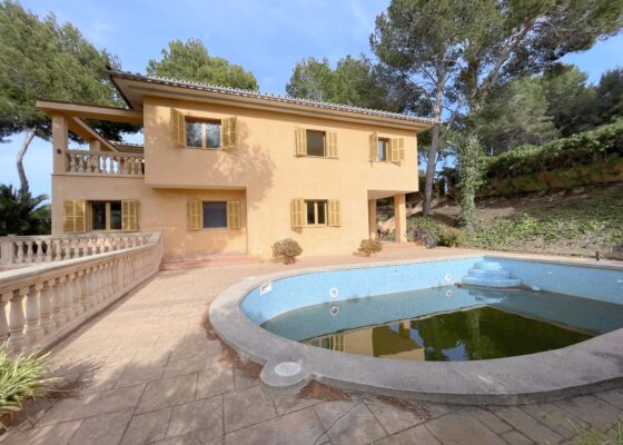 Villa mit Projekt in Nova Santa Ponsa zu verkaufen