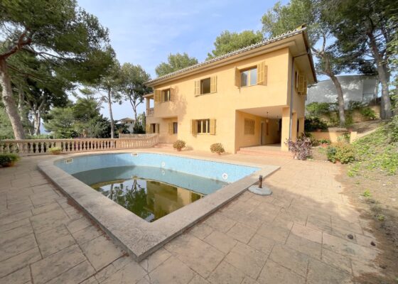 Villa mit Projekt in Nova Santa Ponsa zu verkaufen