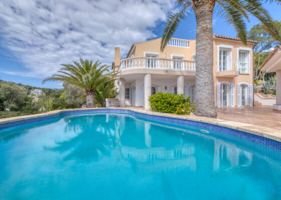 Seaview Villa in Port Andratx with views over the bay for sale