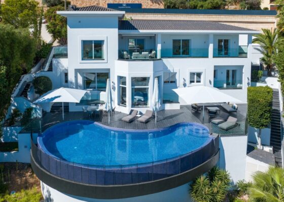 Modern Villa with majestic sea views in Portals Nous for sale