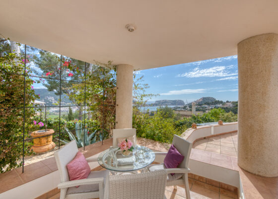 Seaview Villa in Port Andratx with views over the bay for sale