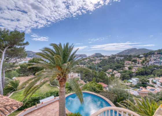 Seaview Villa in Port Andratx with views over the bay for sale