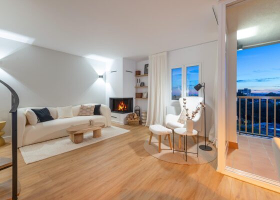 Duplex Penthouse with sea views in Bonanova for sale