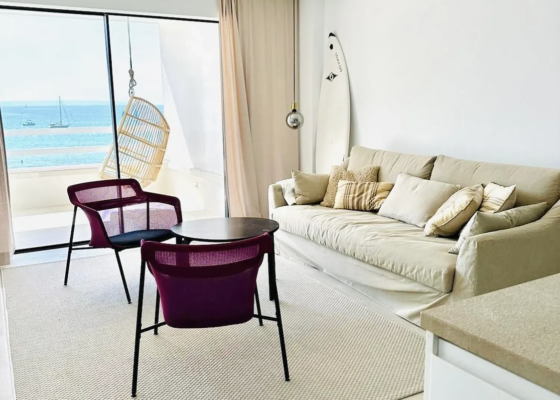 Wohnung in erster Meereslinie zu vermieten in sant augustin